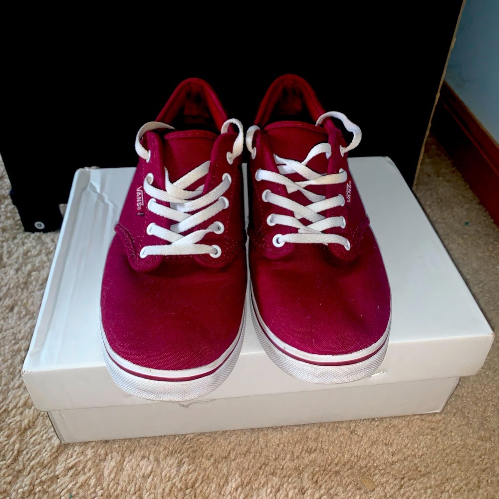 Maroon Vans